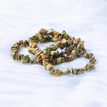 ¡¾Chips Bracelet ¡¿Unakite